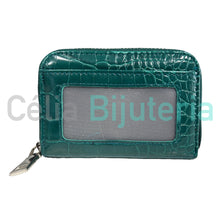 Cargar imagen en el visor de la galería, Cartera Polypele - tarjetero (croco)
