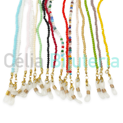 Fios para Óculos/Máscaras com Cristais Facetados