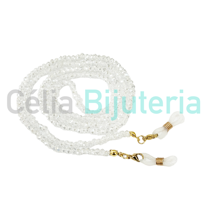 Fios para Óculos/Máscaras com Cristais Facetados