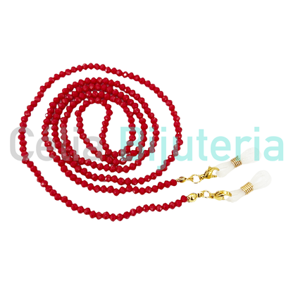 Fios para Óculos/Máscaras com Cristais Facetados