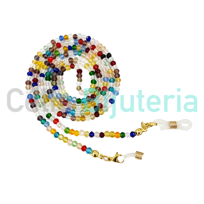 Fios para Óculos/Máscaras com Cristais Facetados