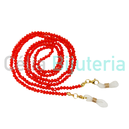 Fios para Óculos/Máscaras com Cristais Facetados