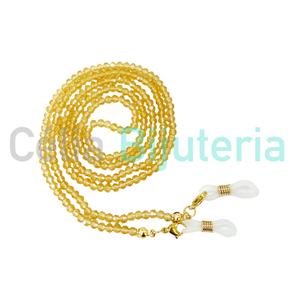 Fios para Óculos/Máscaras com Cristais Facetados