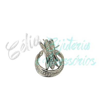 Pendientes de aro de acero