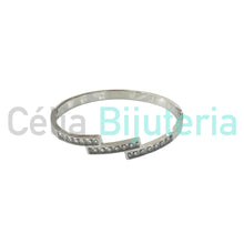 Carregar imagem no visualizador da galeria, Bracelete de Aço - brilhantes
