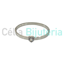 Cargar imagen en el visor de la galería, Pulsera de acero - forma de corazón brillante
